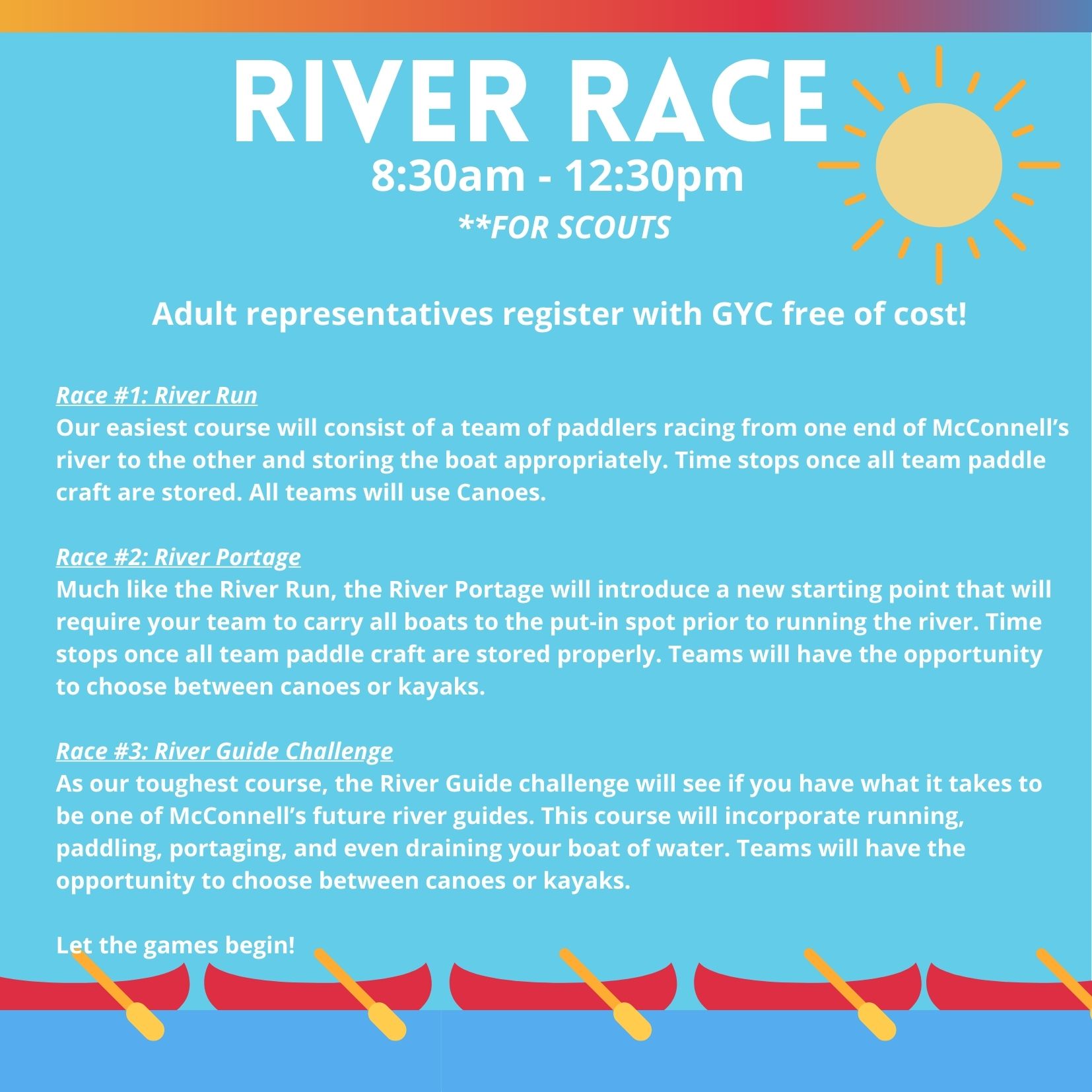 River Race Explanation 